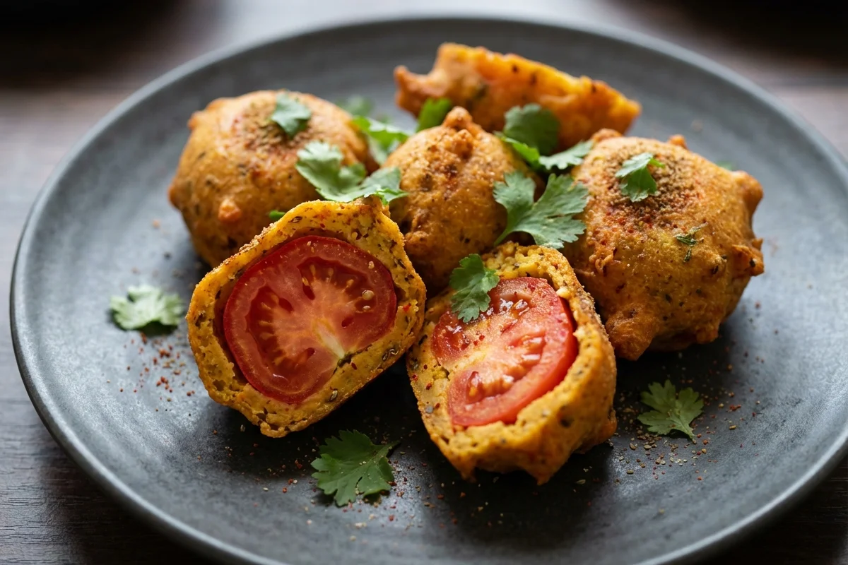 Tomato Bhajiye