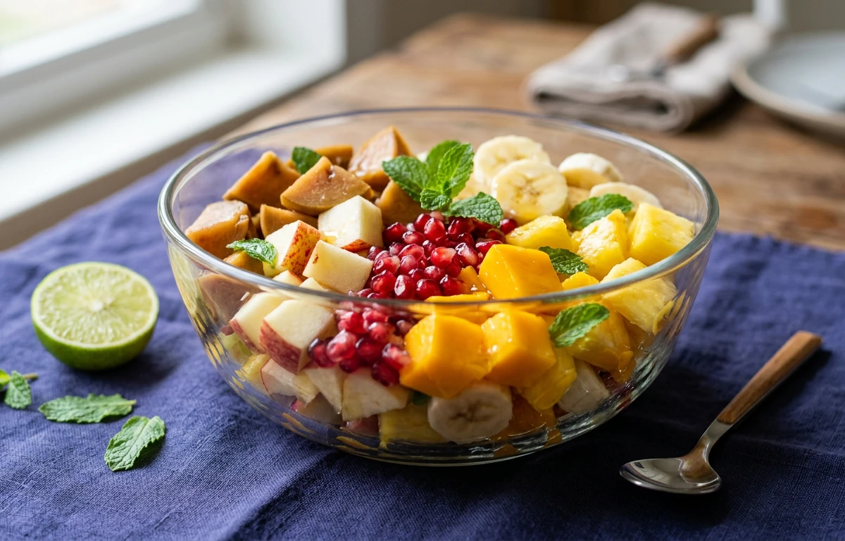 Tropical Chikoo Fruit Salad