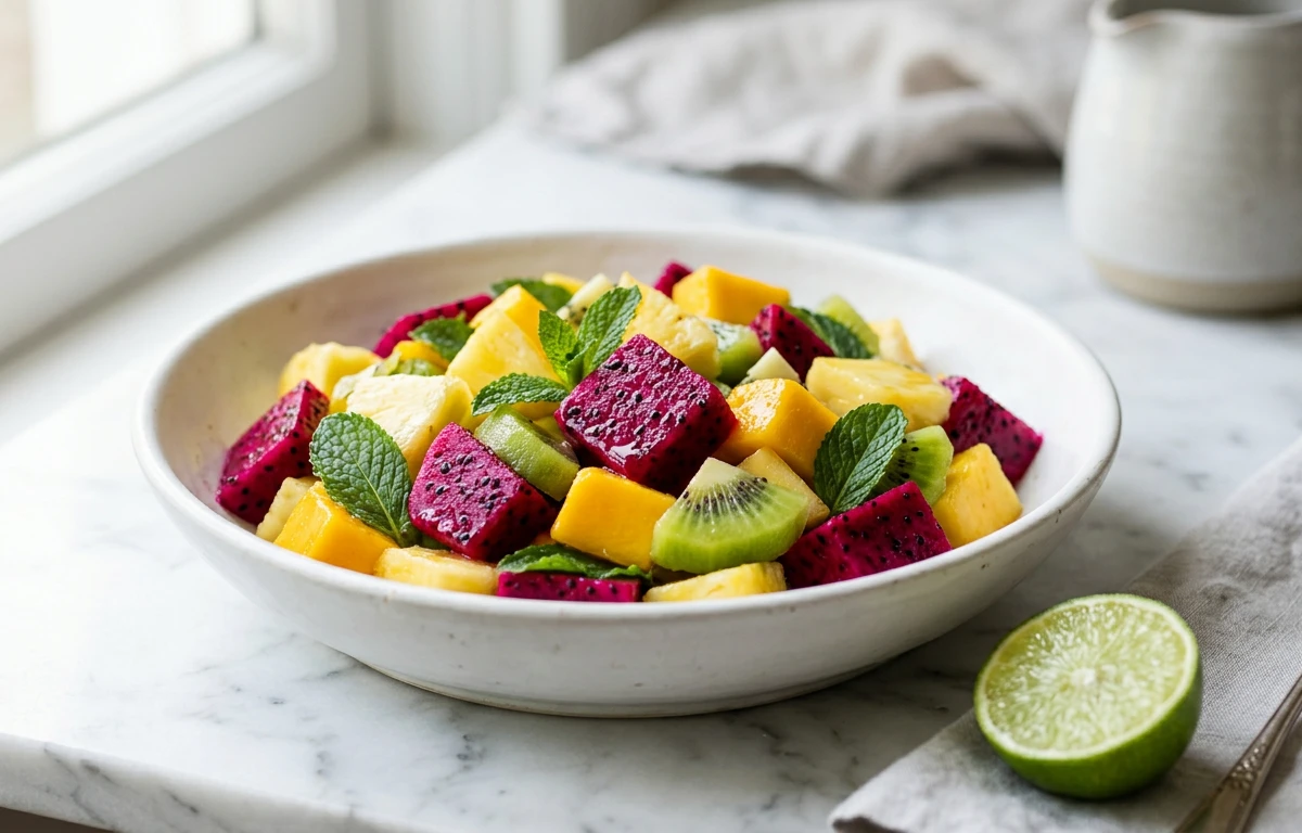 Tropical Dragon Fruit Salad
