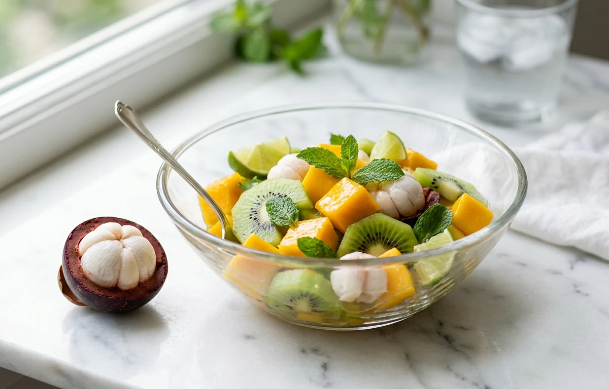 Tropical Fruit Salad with Mangosteen