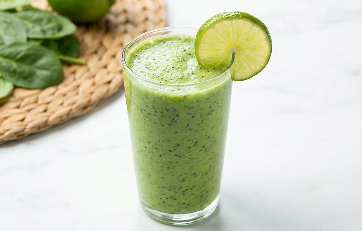 Tropical Green Jackfruit Smoothie