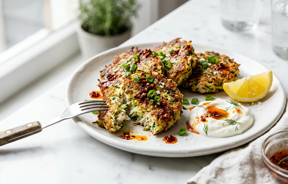 Tuna & Zucchini Fritters