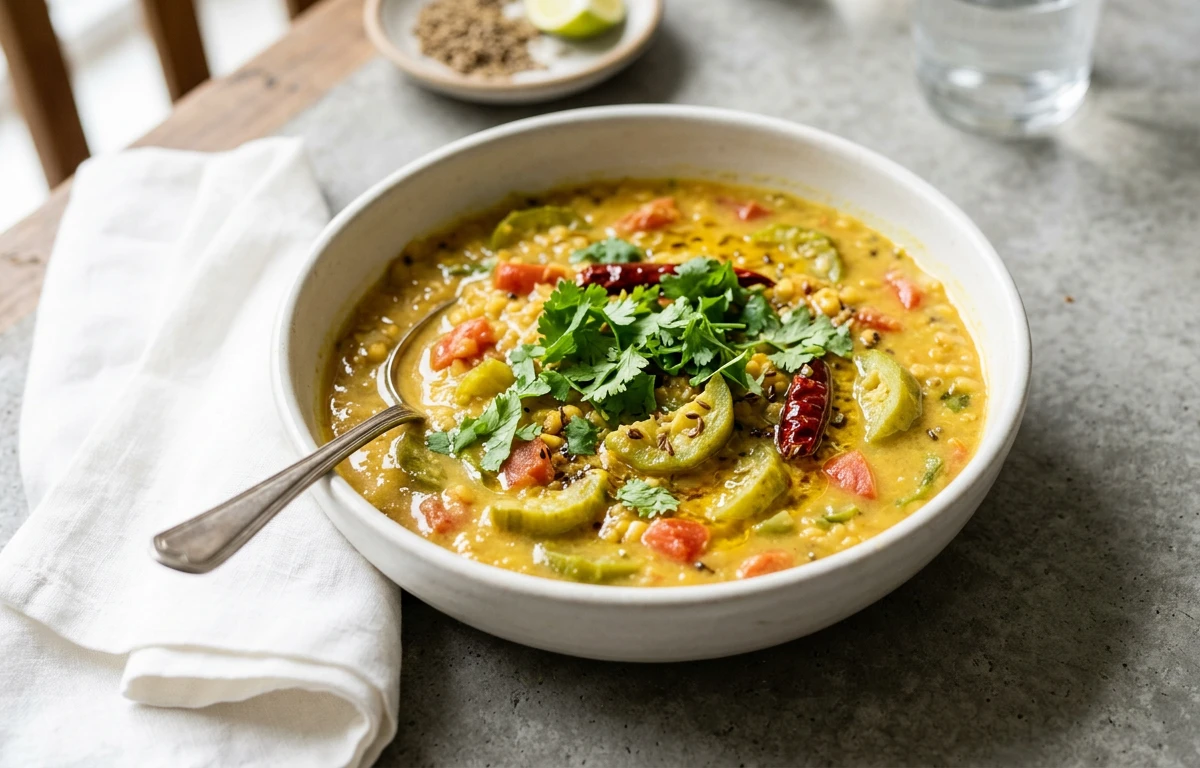 Turai Moong Dal (Lentil Stew)