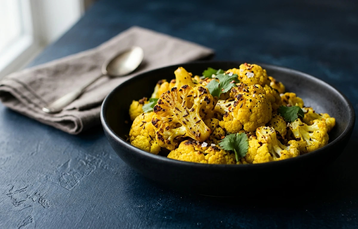 Turmeric Roasted Cauliflower