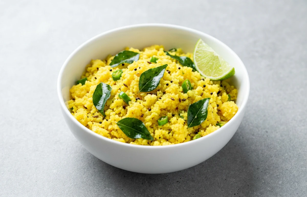 Turmeric Vegetable Upma