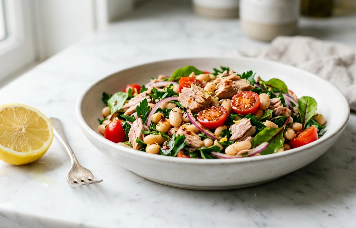 Tuscan White Bean & Tuna Salad