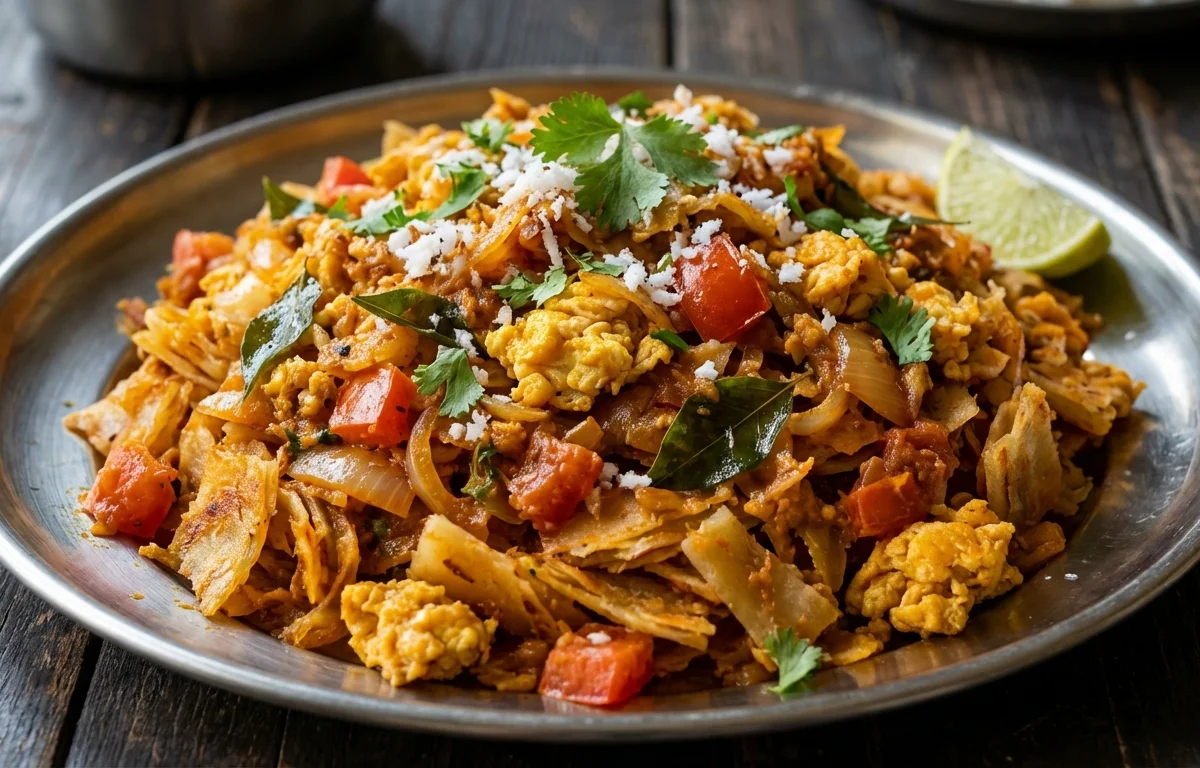 Udupi Egg Kothu Parotta