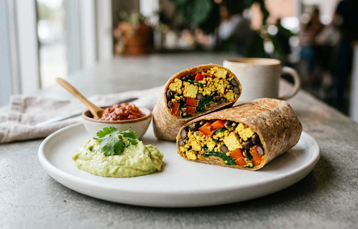 Ultimate Tofu Scramble Burrito