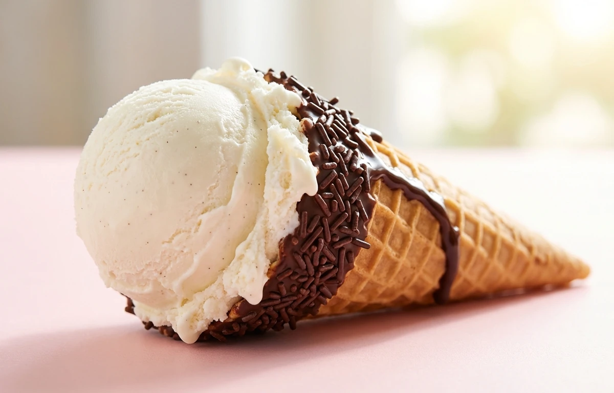 Vanilla Ice Cream Cone
