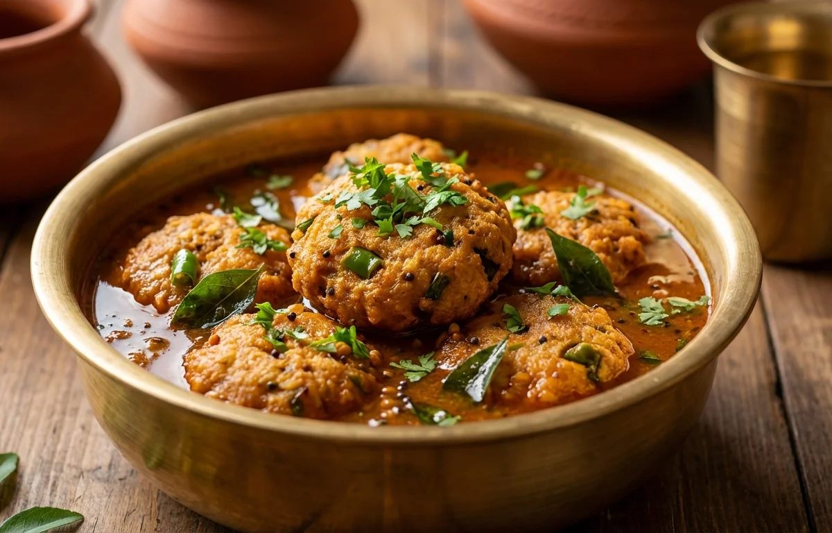 Vazhaipoo Vadai Kuzhambu