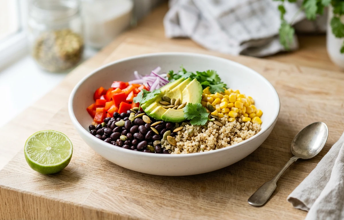 Vegan Black Bean & Corn Bowl