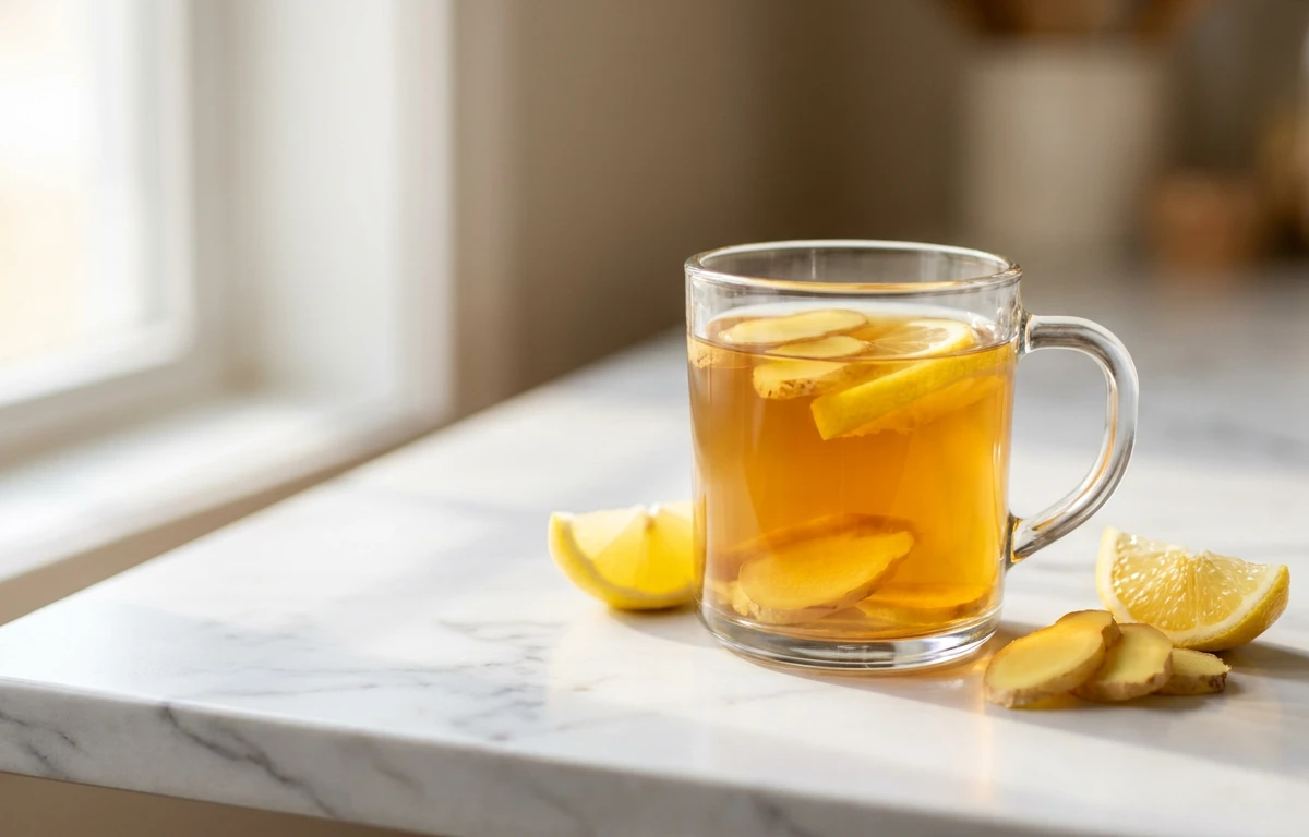 Vegan Ginger Lemon Tea