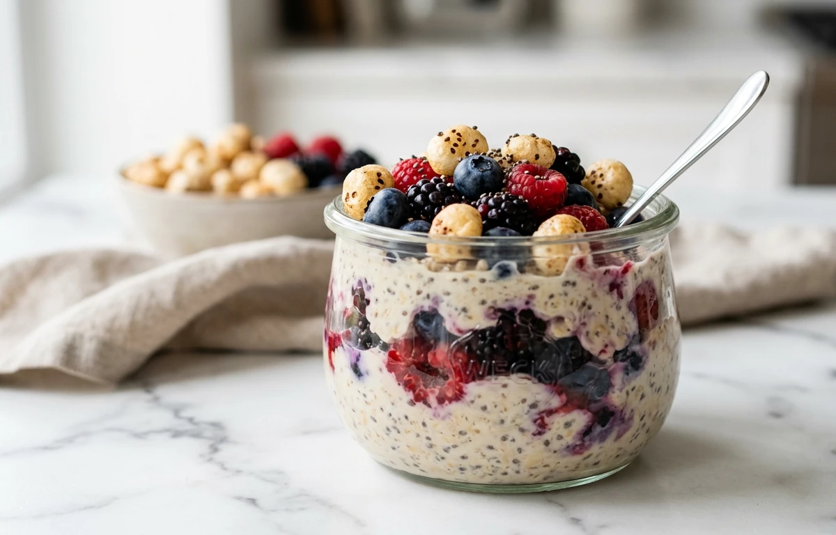Vegan Protein Overnight Oats