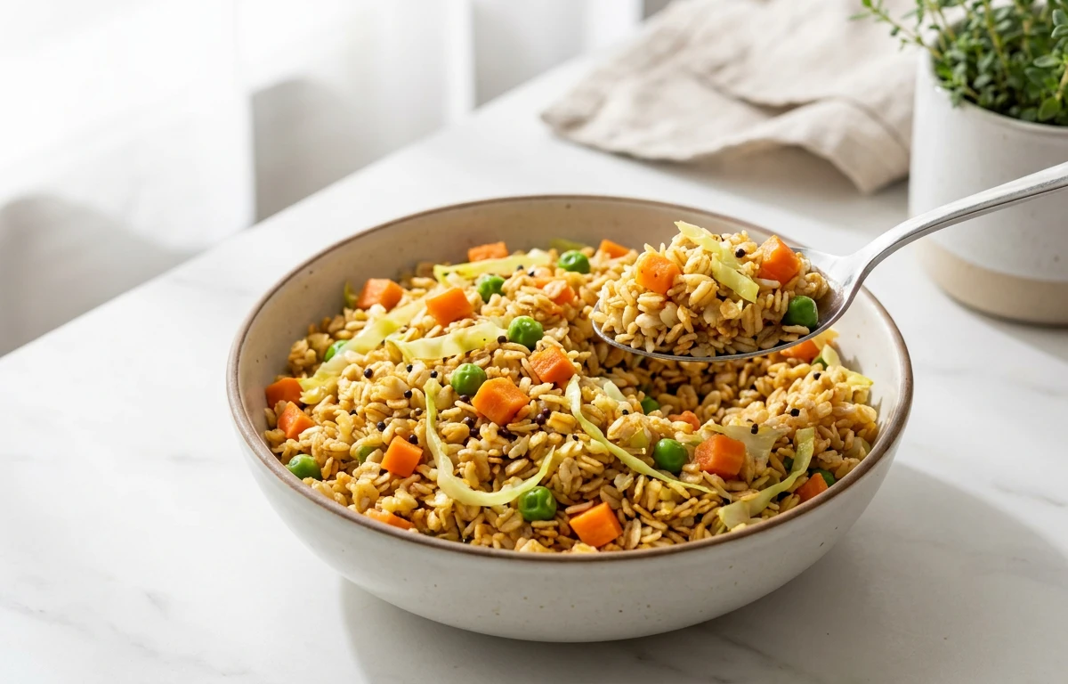 Vegetable Oats Upma
