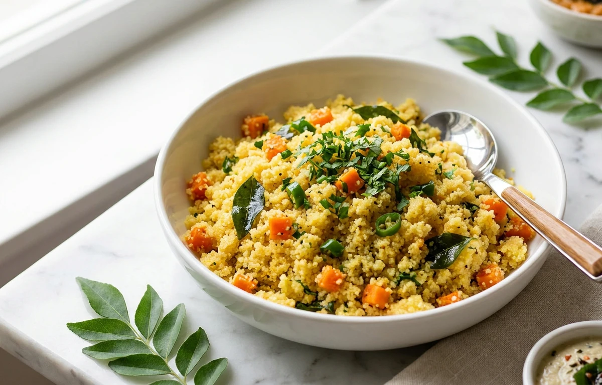 Vegetable Suji Upma