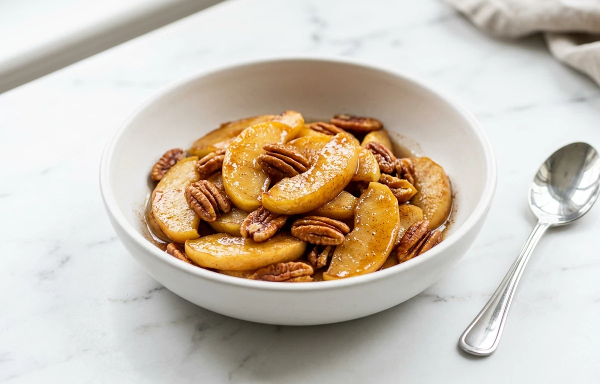 Warm Apple & Pecan Sauté