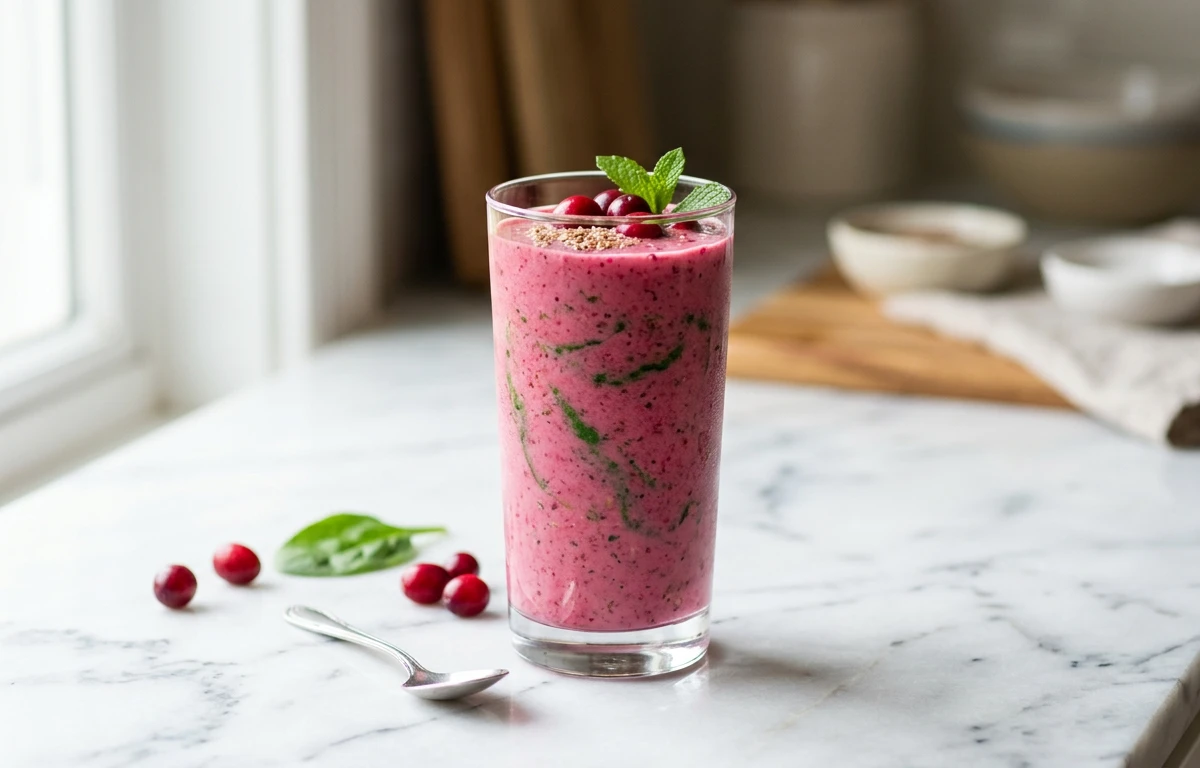 Weight Loss Cranberry Protein Smoothie