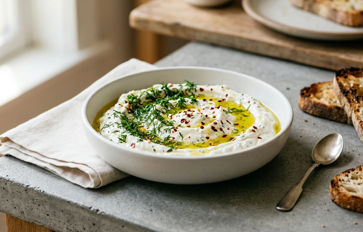 Whipped Feta Dip with Fresh Herbs