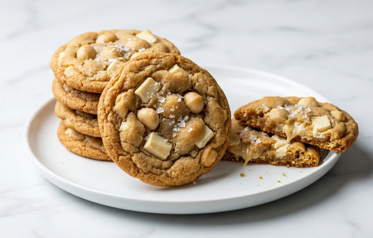White Chocolate Macadamia Cookies
