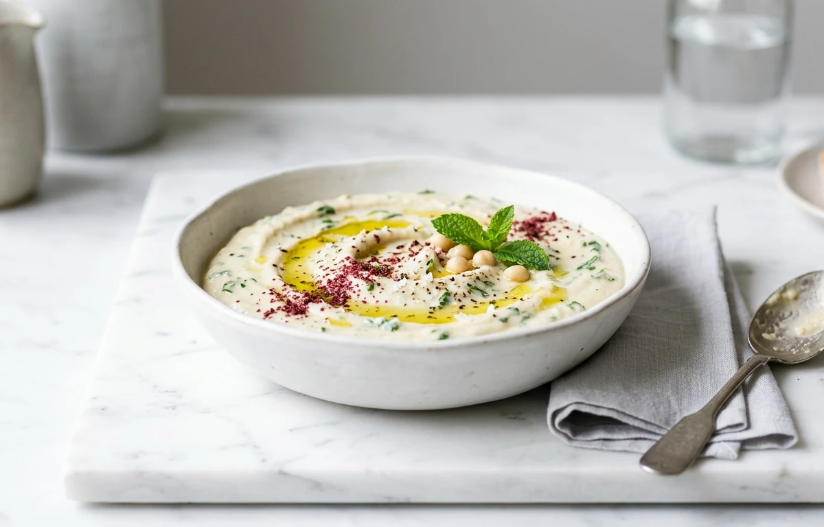 White Pea, Mint & Tahini Dip