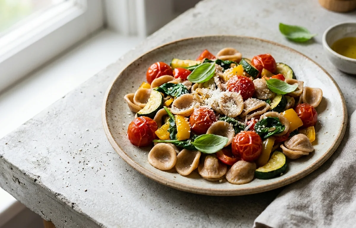 Whole Wheat Pasta with Vegetables