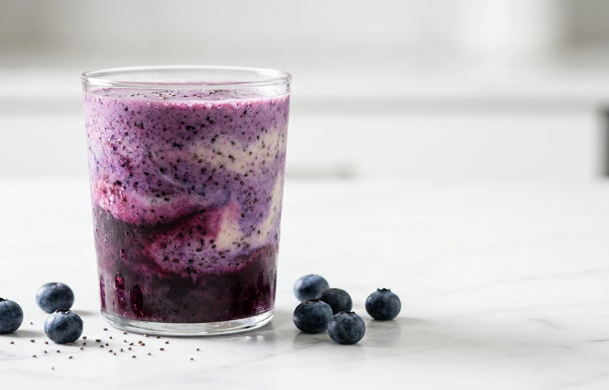 Wild Blueberry Protein Smoothie