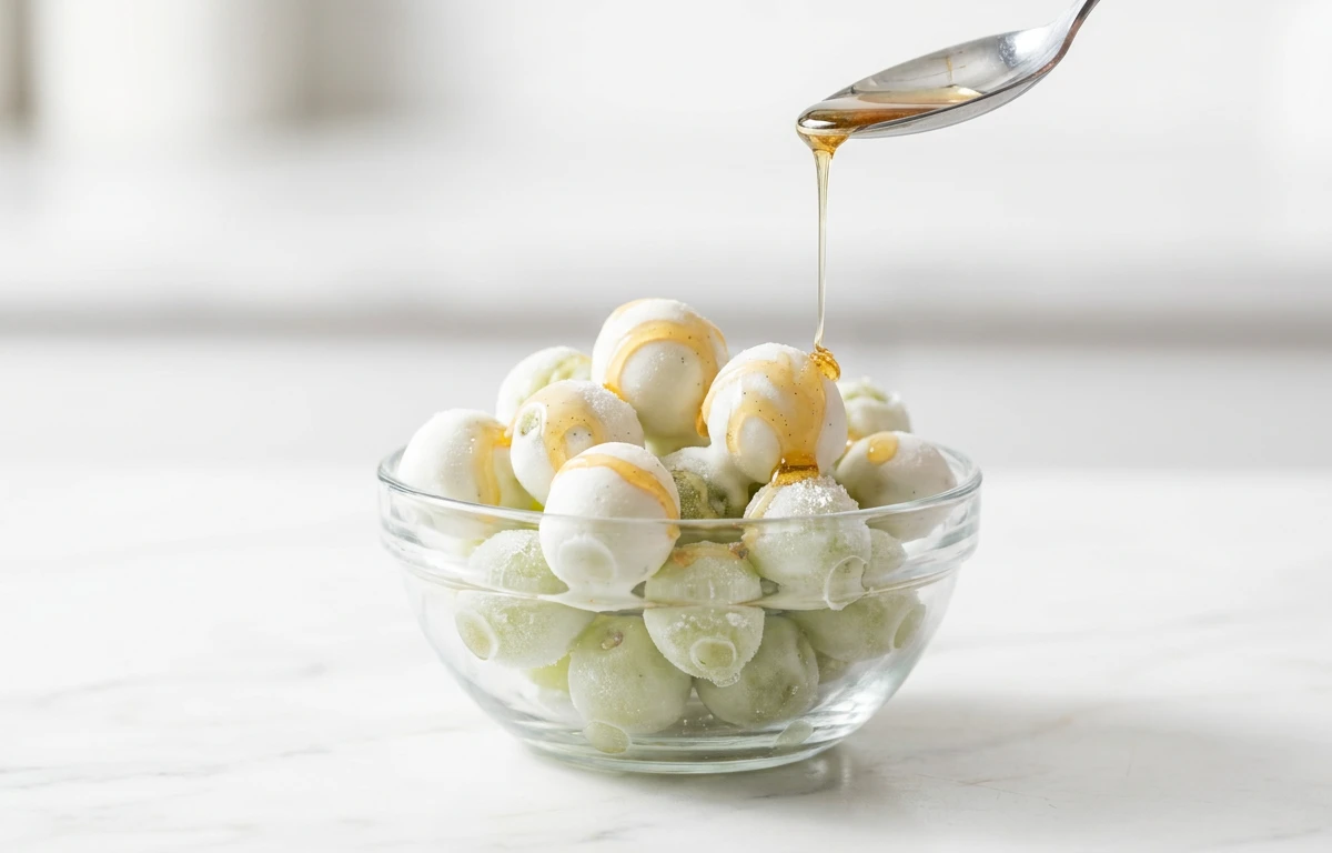 Yogurt-Dipped Frozen Grapes