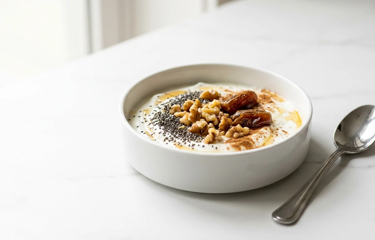 Yogurt with Chia and Walnuts