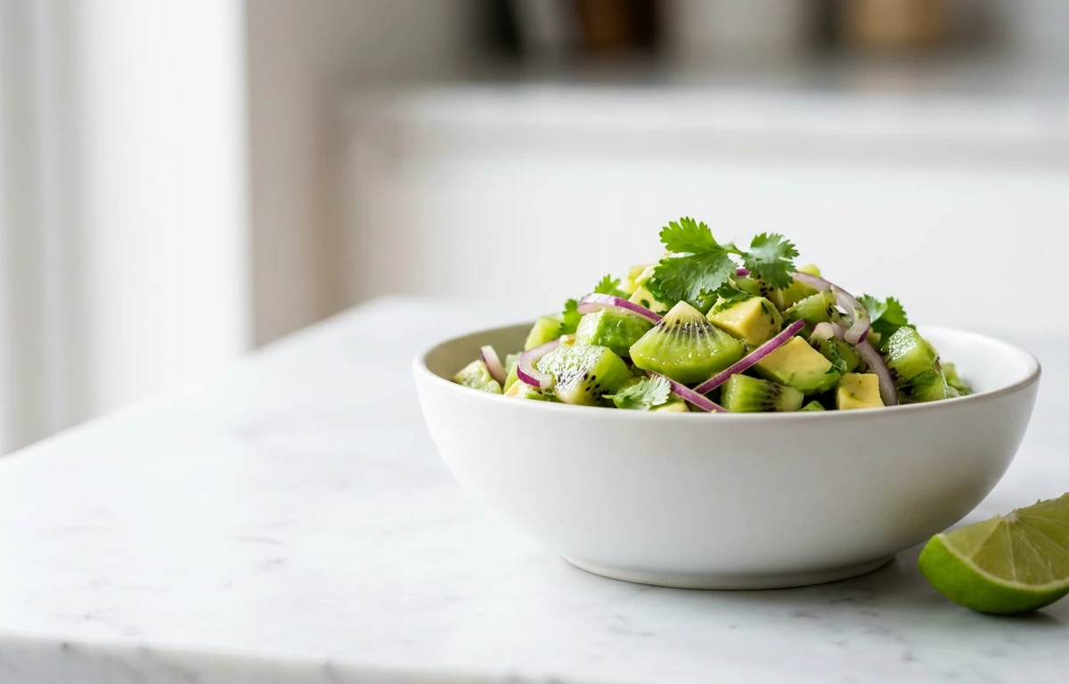 Zesty Kiwi & Avocado Salsa